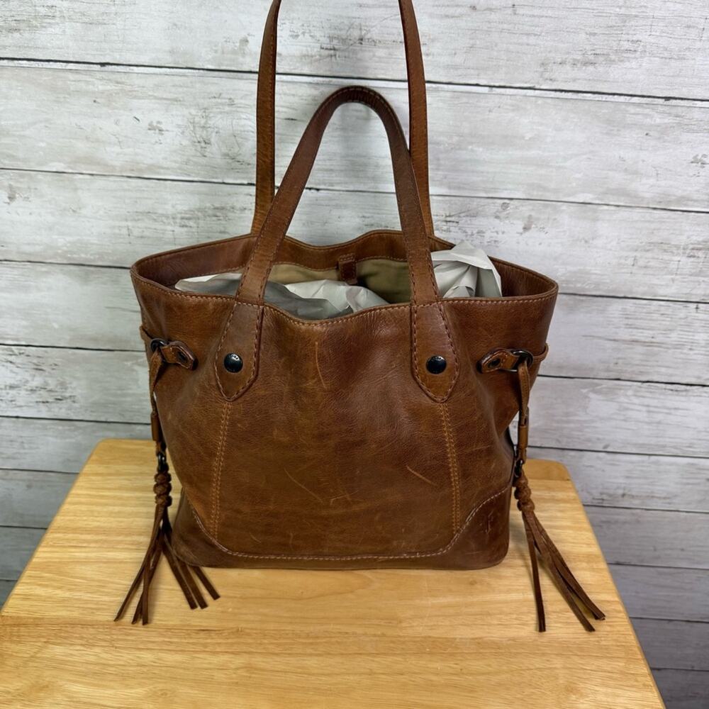 Brown Leather Tote Bag - Picture 2 of 8